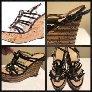 Chanel platform wedges size 38
